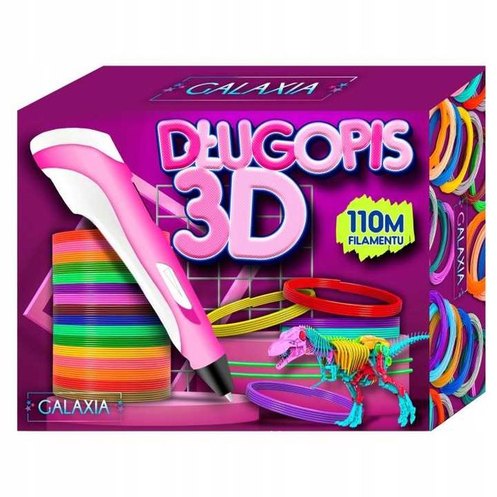 3D писалка за деца химикалка с 110м PLA Пълнители  3D Pen с LCD Дисплей