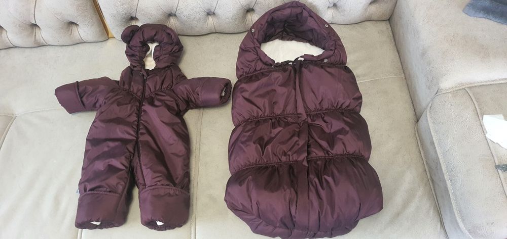 Продам детский зимний комбинезон 2в1