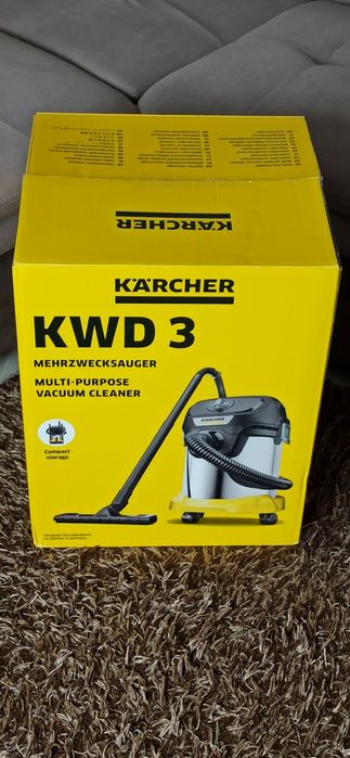 Aspirator umed/uscat Karcher KWD 3 S V-17/4/20F, 1000W, container inox