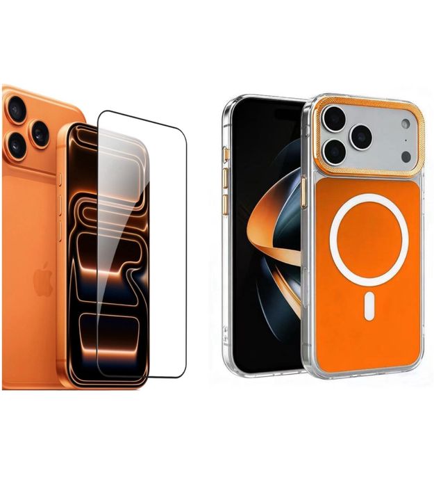 Iphone 17 PRO MAX Husa Magnetica Protectiv + Folie Sticla Perfect Cove