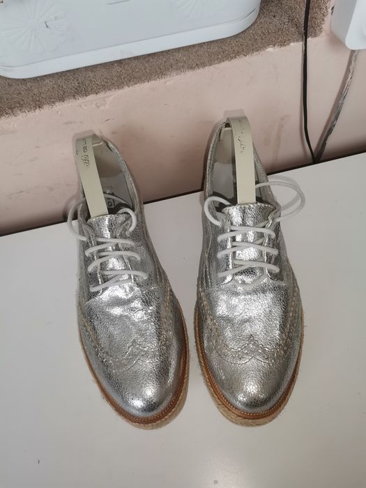 Сребристи Обувки Tamaris 38н.