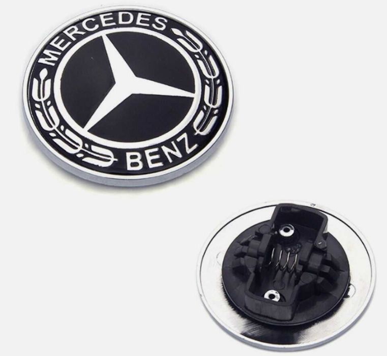 Emblemă capotă negru Mercedes-benz w204 w211 w205 W212 w203 w213 w177