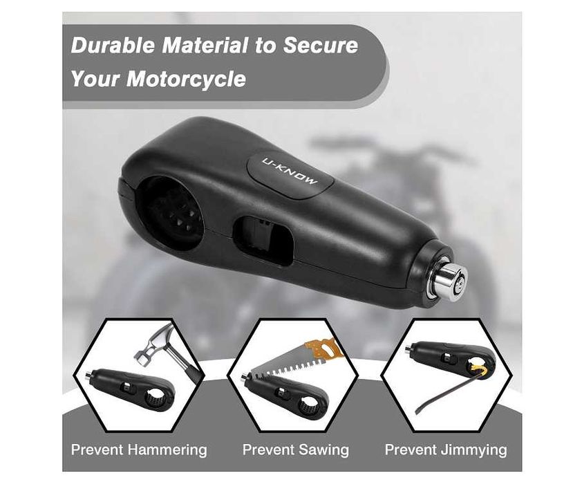 Заключващо устройство с аларма за колело, мотор, мотопед и др.