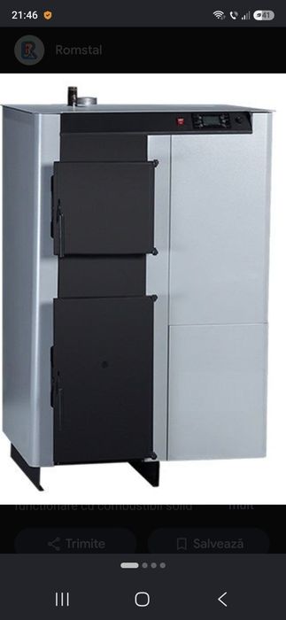 Vând centrala peleti ABC COMBO 40 KW