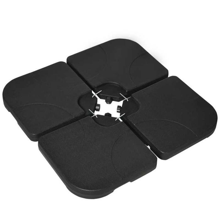 Тежести Outsunny за стойки за чадъри, пълнителни, 104 см x 104 см x 7,5 В см