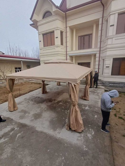 Садовый шатер с москитной сеткой 3×6, 4×6