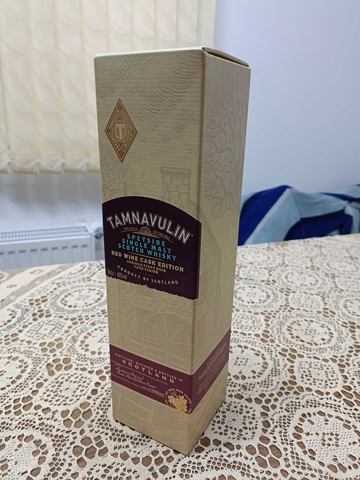 Празна кутия от уиски Tamnavulin!