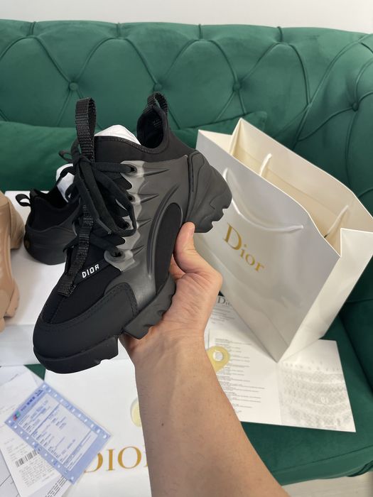 Adidasi Dior D-Connect piele naturala Full Box colectie noua