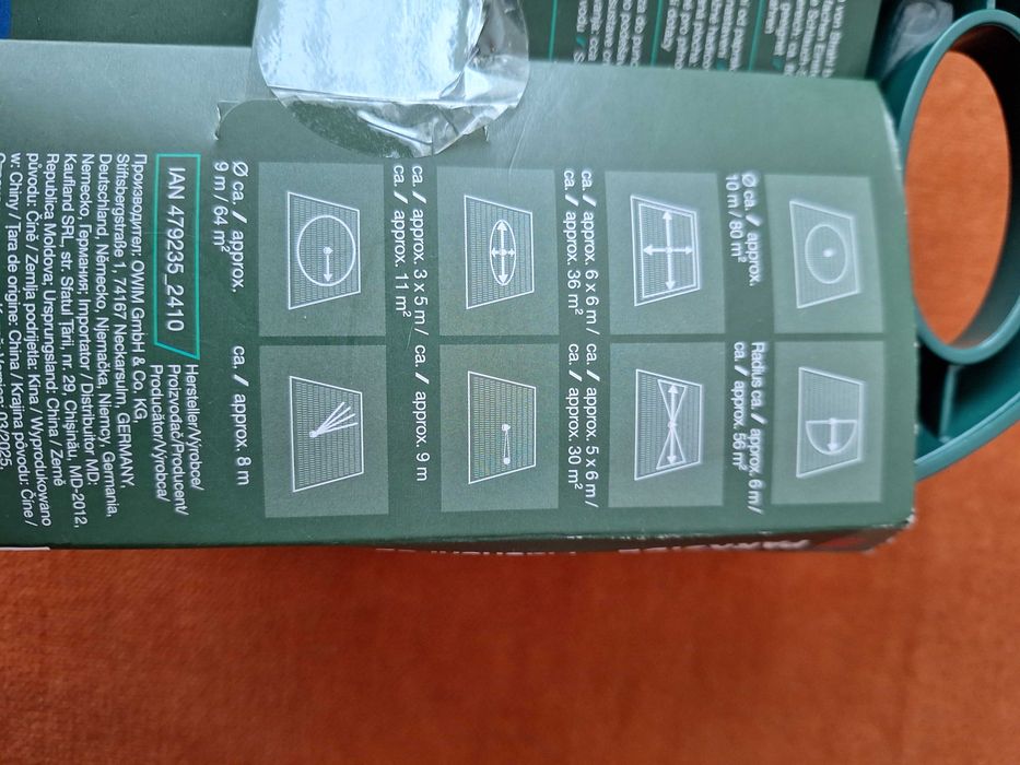 Aspersor circular cu reglare flux  distanta  3-20m, Parkside