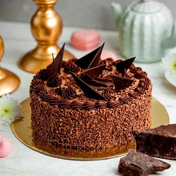 Кръгла Двулицева подложка за Торта, Златист/Черен, Мукава, 1.6 мм