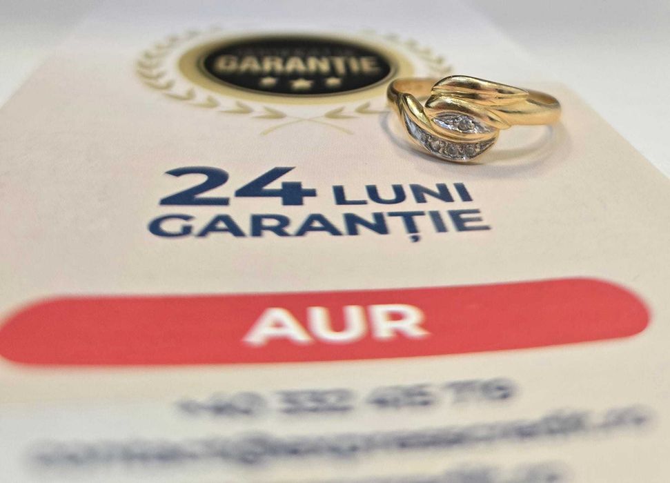 Inel de aur (AG32 B27069.1) 2 ANI GARANTIE!