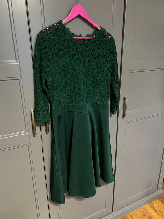 Зелена рокля SHEIN XXL