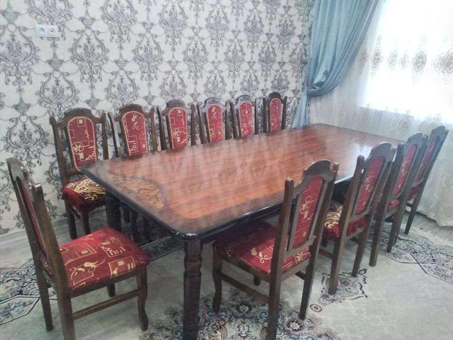 12 талик стол стул сотилади холати яхши мустахкам