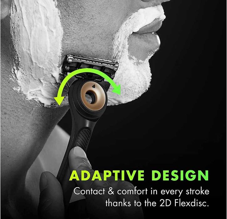 Бритва Gillette Razor. 4 лезвия  with Exfoliating Bar Gold Edition.США