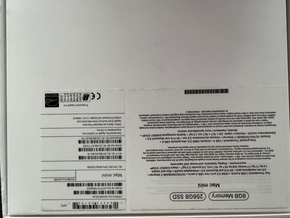 Mac mini M1 8g 256gb