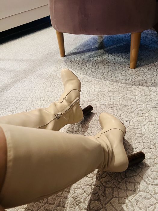 Cizme piele naturala Mango