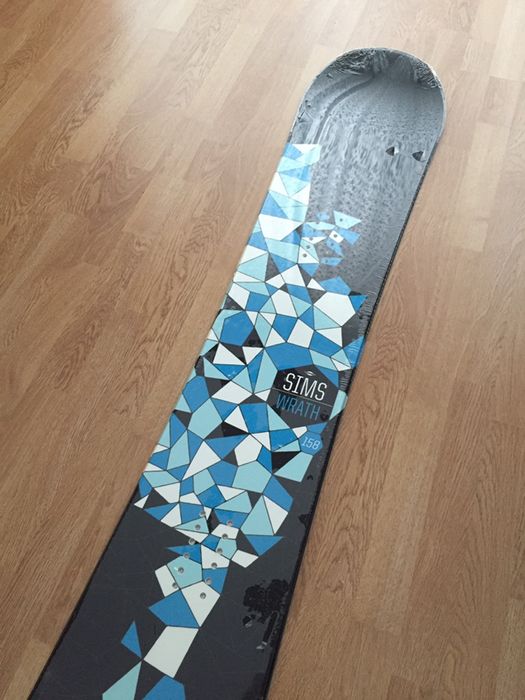 Snowboard Placa Ski Sims Volcom Rossignol Gucci 158 Palm Angels Armani