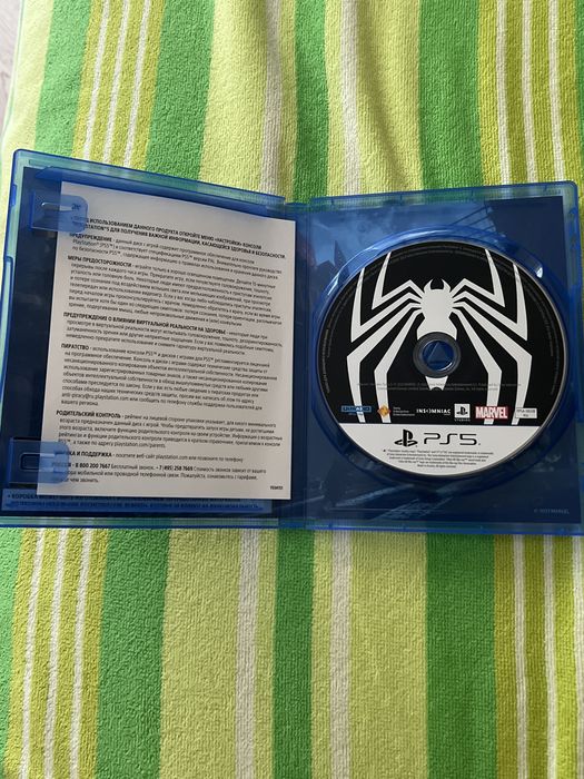 Игра PS5 диск Spider Man 2 -Оригинальный диск