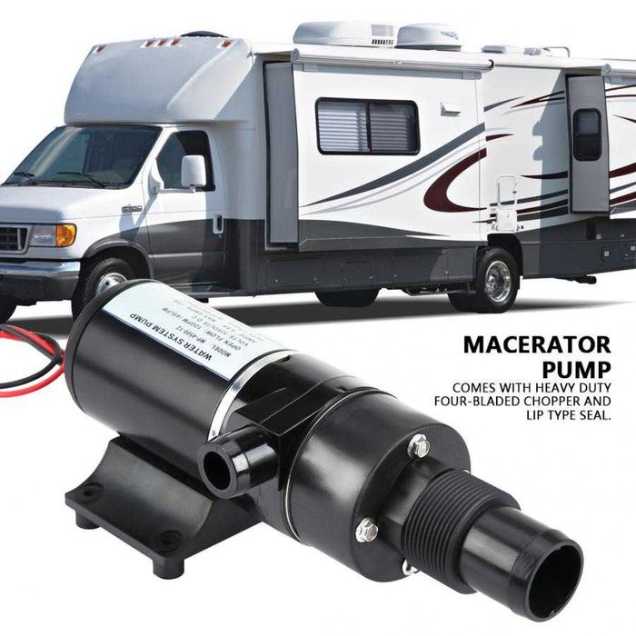 12V външна Масераторна водна помпа с нож за тоалетни отпадни води