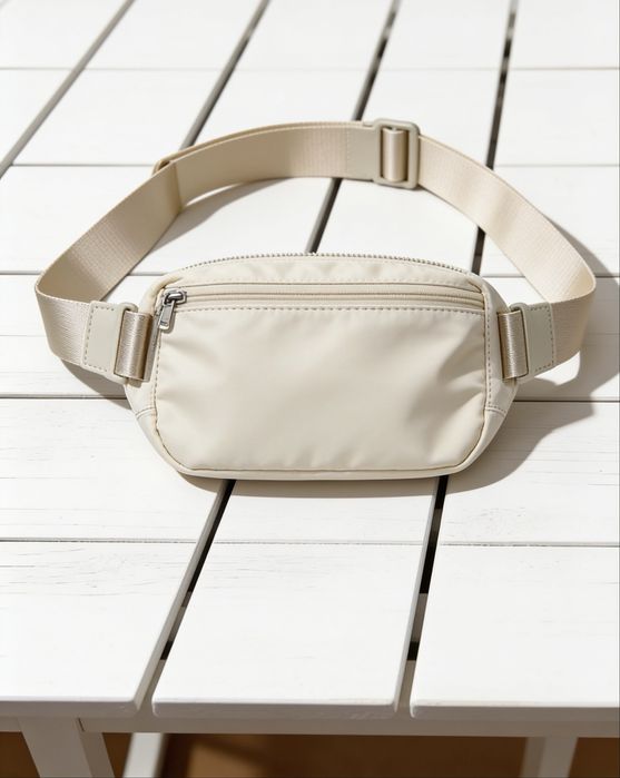 Borsetă Lululemon Everywhere Belt Bag - Crem / Alb