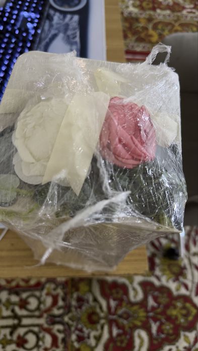 Коробка прозрачная. Коробка шаффоф. 6 дона.