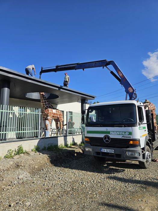 Atego 1223 euro 3 autoplatforma, macara