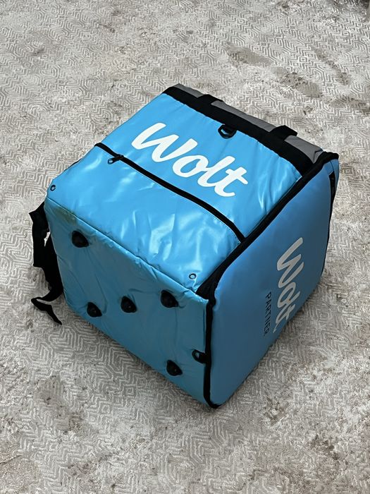 Термосумка Wolt для доставки, как новый