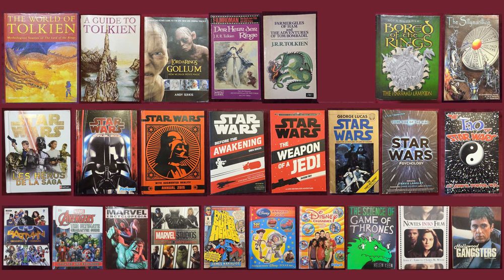 Star Wars, Game of Thrones, Lord of the Rings, Marvel, Batman Movies - 25 енциклопедии