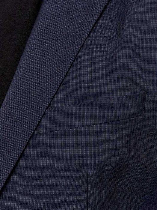 Sacou blazer slim 52 XL premium Digel lana super 120's navy