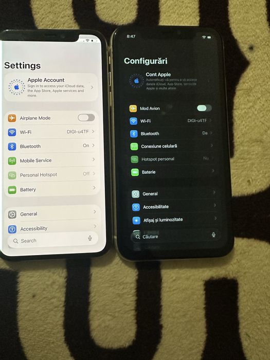 2 telefoane iphone pentru piese