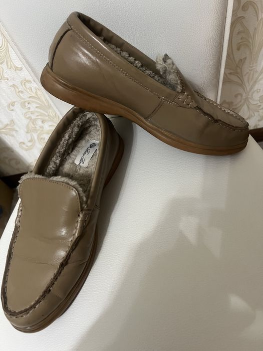 Обувь кожаная Loro Piano мех