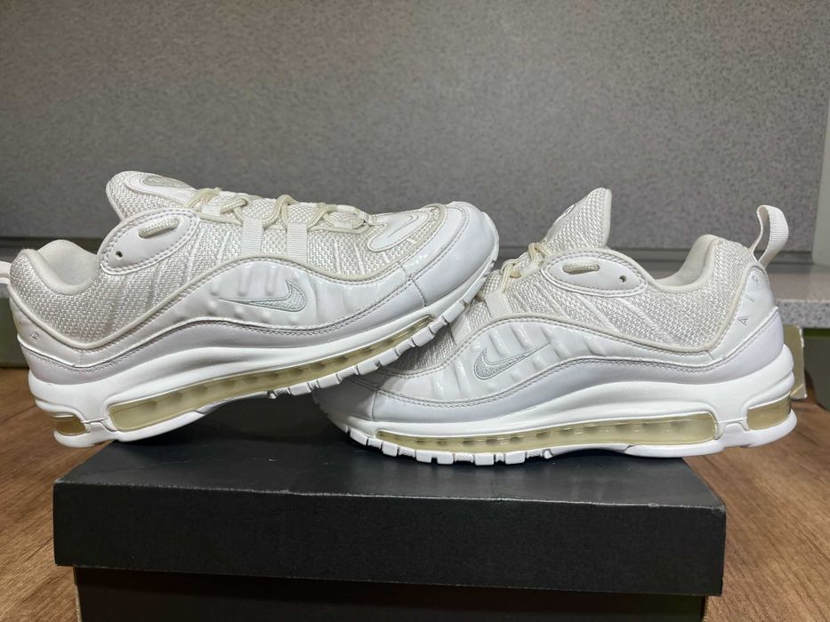 ОРИГИНАЛНИ *** Nike Air Max 98 White/Pure Platinum/Black
