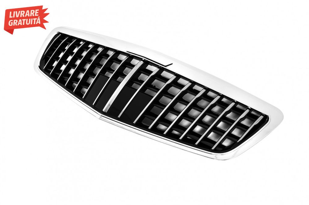 Grila Centrala Mercedes S-Class W221 Facelift (2010-2013) Vertical Des