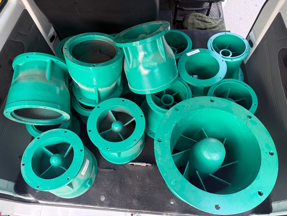 Shimge QY AST TB насосларига запчастлар бор (корпус, крилчатка)