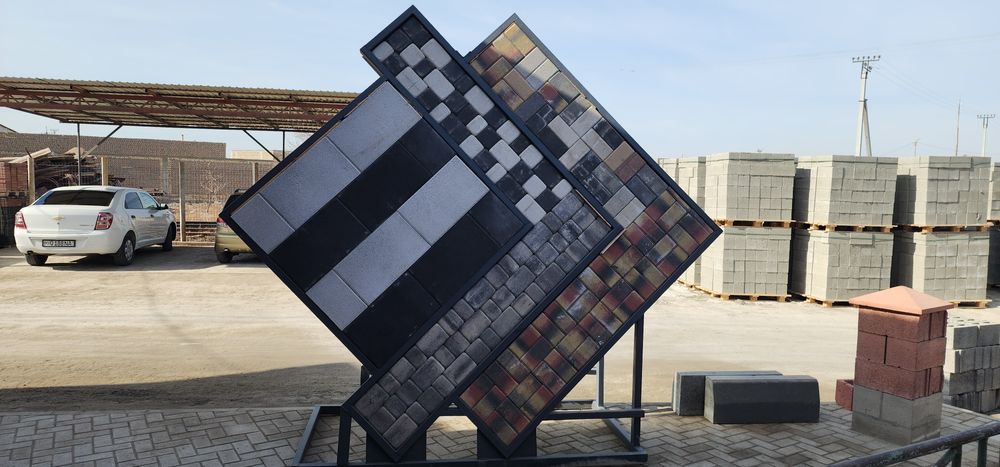 Пресс брусчатка тротуарний плитка