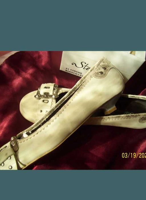 Balerini eleganti Stefany piele gri argintiu mar 40