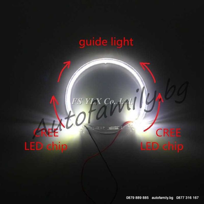 Original look LED Angel Eyes-Ангелски очи BMW E36,E46,E39,Е38