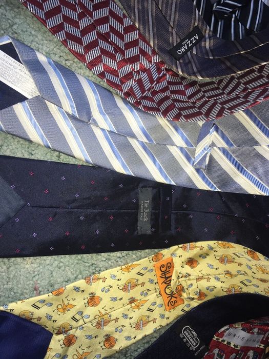 12 луксозни вратовръзки Kenzo Azzaro Zara Celio 100% коприна