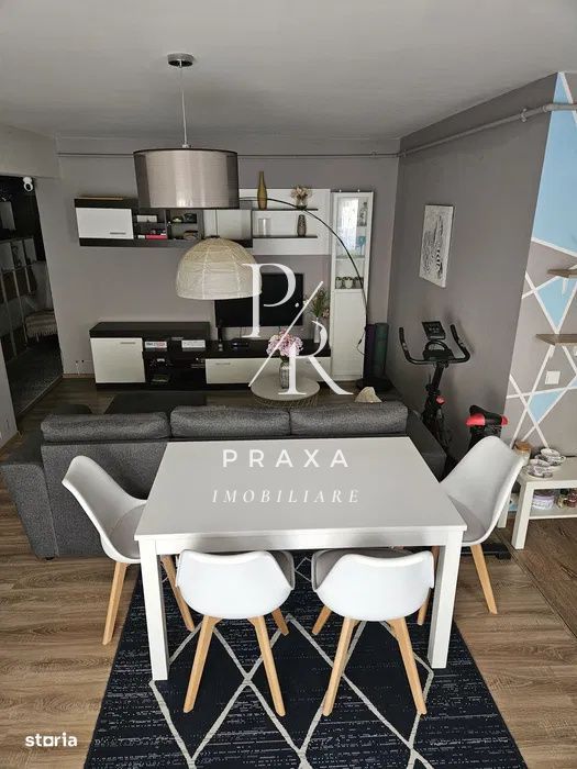 Apartament 2 camere, 61mp, balcon, parcare, mobilat complet, zona str.