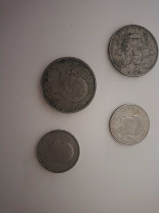 Стари сребърни български монети 4 броя