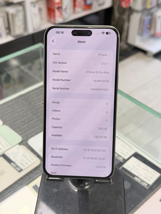 Apple iPhone 15 Pro Max 256GB Natural Titanium