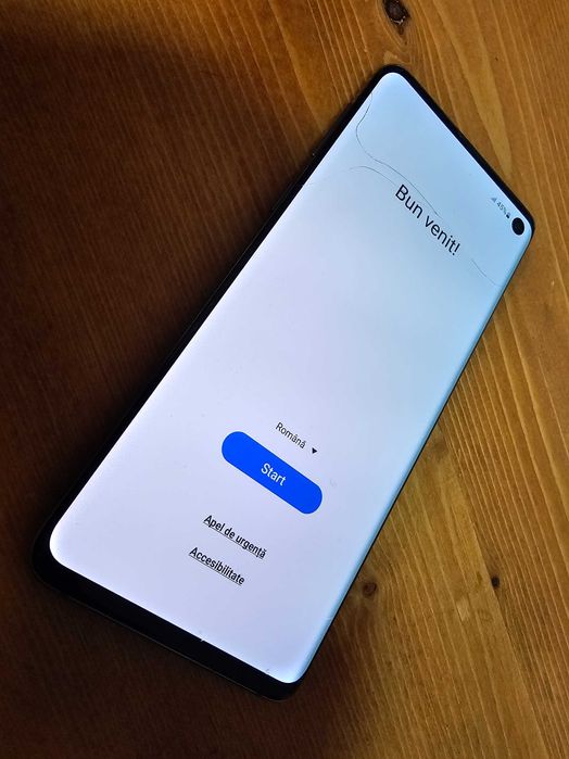 Samsung S10, 128GB, sticla ecran ușor crăpată, cu ecran, pixeli neafectați