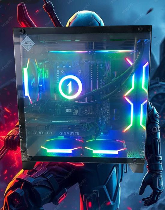 PC Gaming Ryzen 7 5800X, 32GB DDR4 3200 , RTX 5060TI 8GB DDR7, 512 Nvme