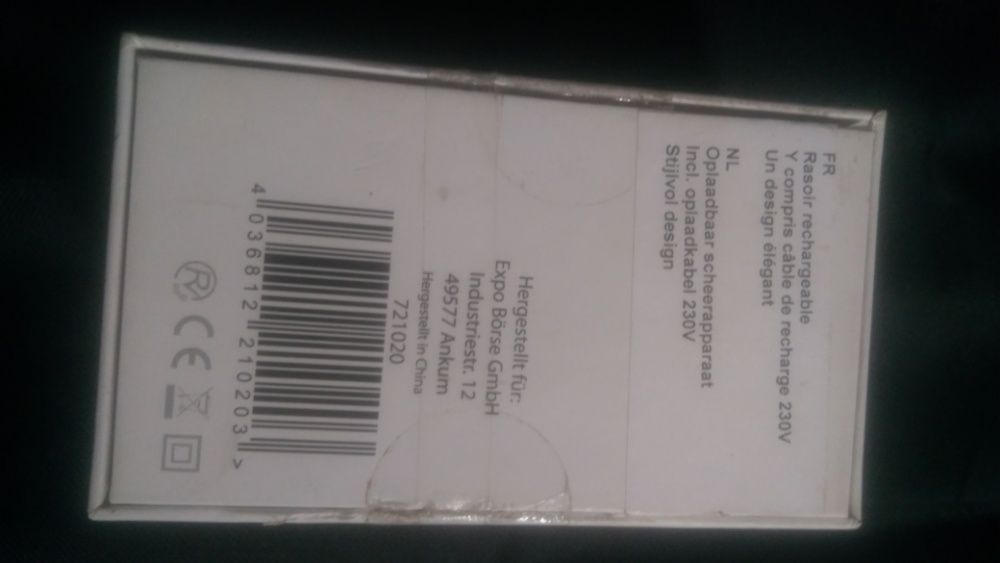 Aparat de ras electric ,NOU!made in Germany