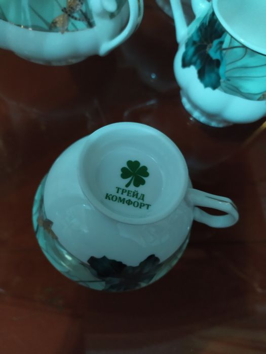 Сервиз чайный новый фарфоровый