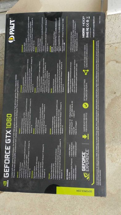 Видео карта GEFORCE GTX 6GB