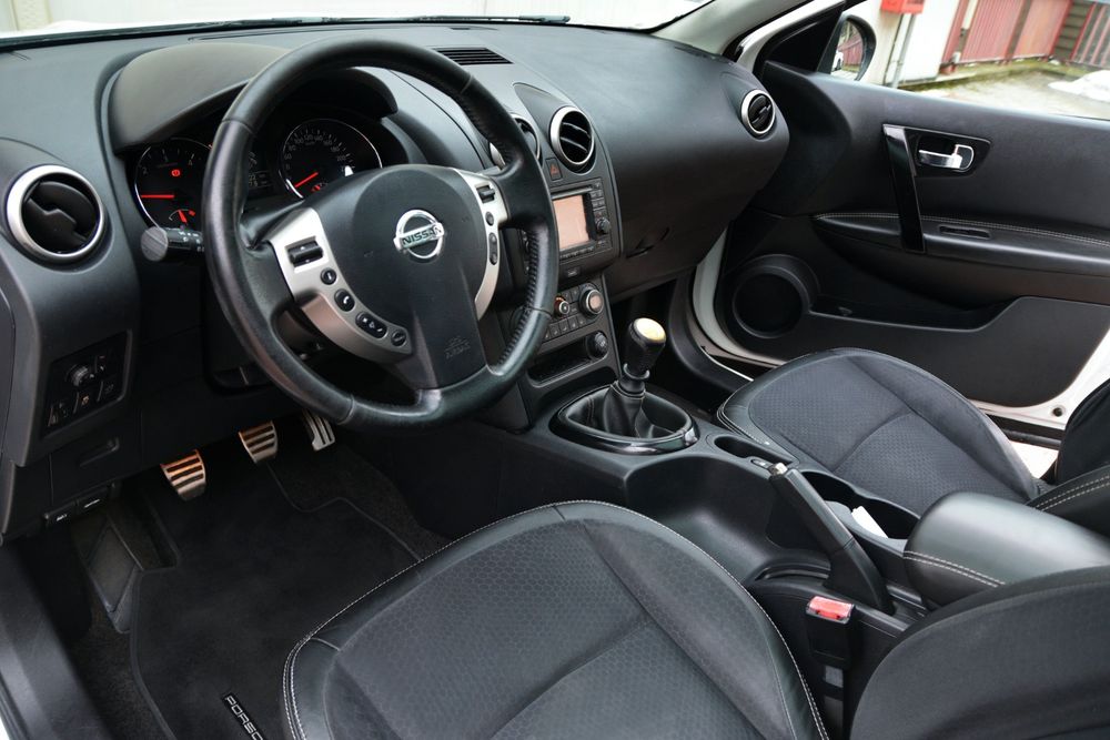 Nissan Qashqai Tekna 2014 1.6Dci 130CP Alb Perlat Xenon Alcantara