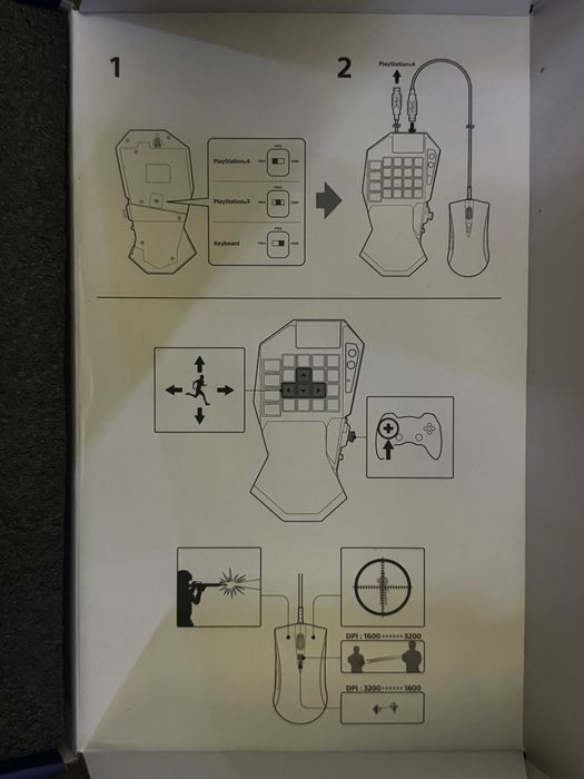 Механична клавиатура и мишка TAC Pro за PlayStation