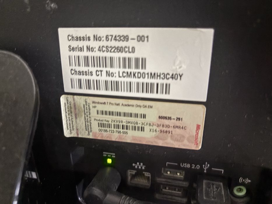 HP моноблок.