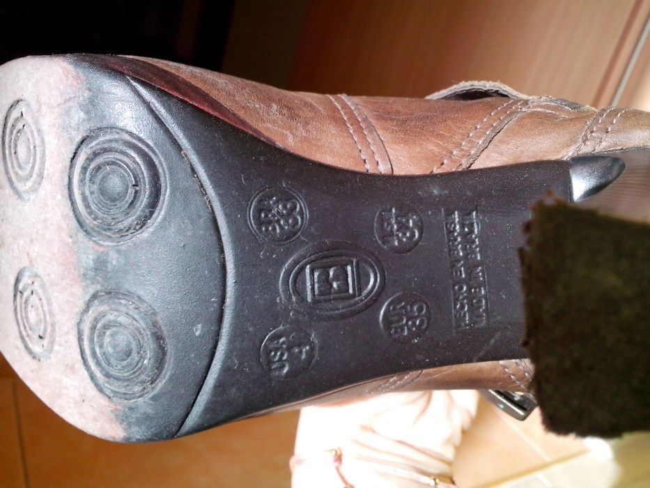 Дамски ботуши от естествена кожа